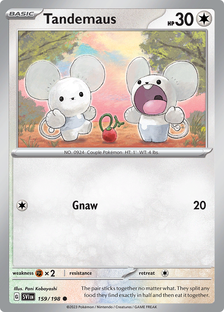 159/198 - Tandemaus - Common - Scarlet & Violet