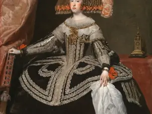 Retas prabangaus Diego Velázquez „Austrijos karalienė Mariana“portreto pasirodymas JAV.