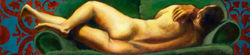 Eliaz Slonim Green Sofa Paintings