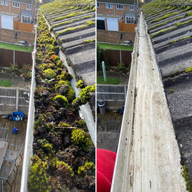 gutter clean