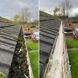 gutter clean