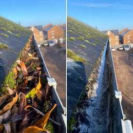 gutter clean