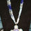 Thumbnail: Cross Beaded Necklace and Earring Set