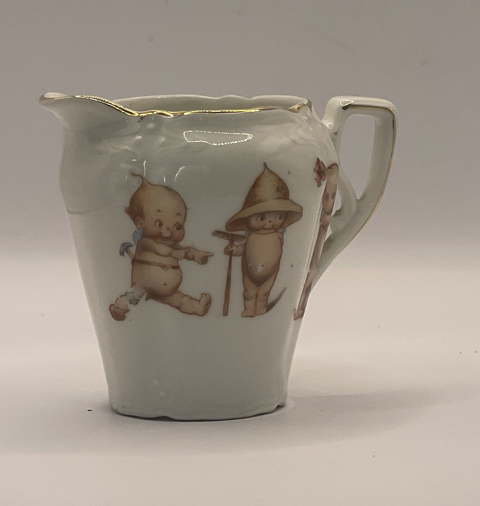 Thumbnail: Vintage Kewpie Child's Tea Set 