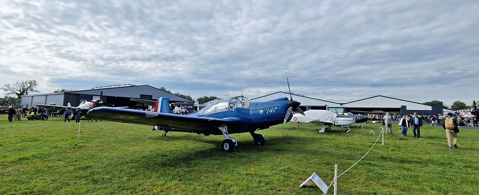 Le Morane-Saulnier en exposition statique