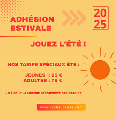 Adhésion Estivale visuel