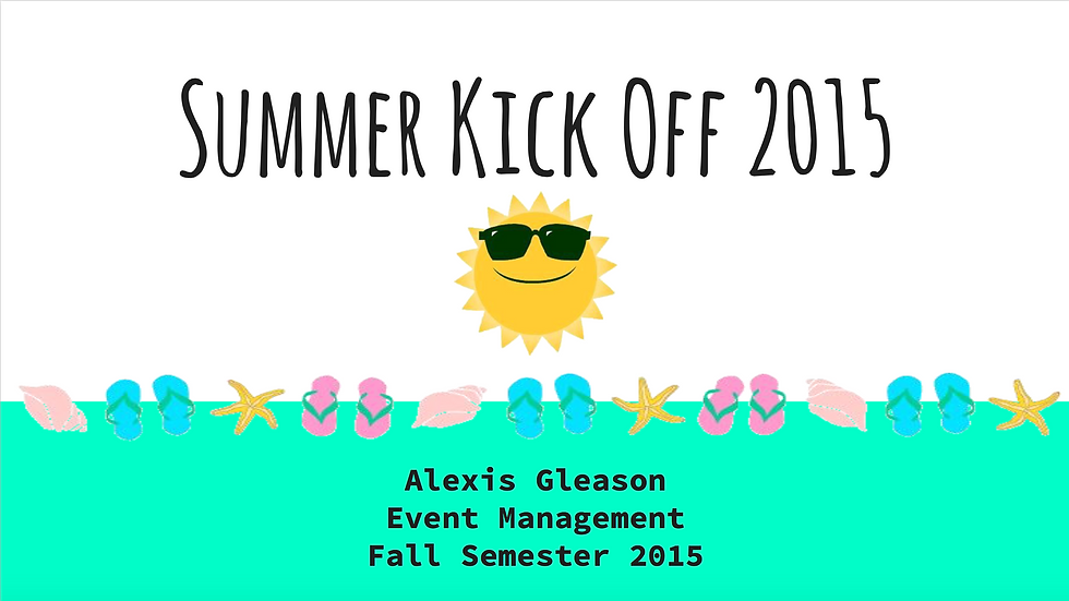 Summer Kick of 2015