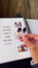 Miniatura: Álbum de momentos em figurinhas polaroids (Presente para família e amigos)