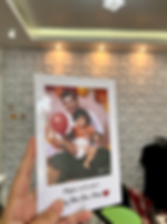Plaquinhas polaroids - Presente para pai