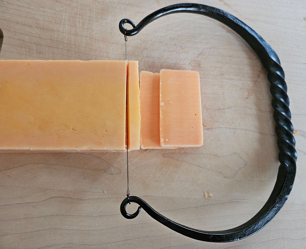 Thumbnail: Stainless Knight hand-held cheese slicer