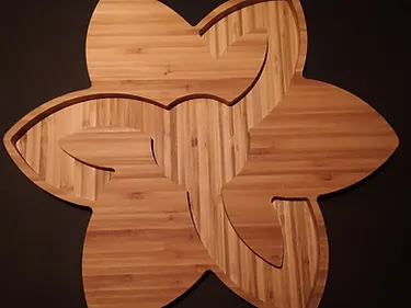 Bamboo Lotus Serving Board is the hottest item for August! 