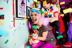Colorful party celebration