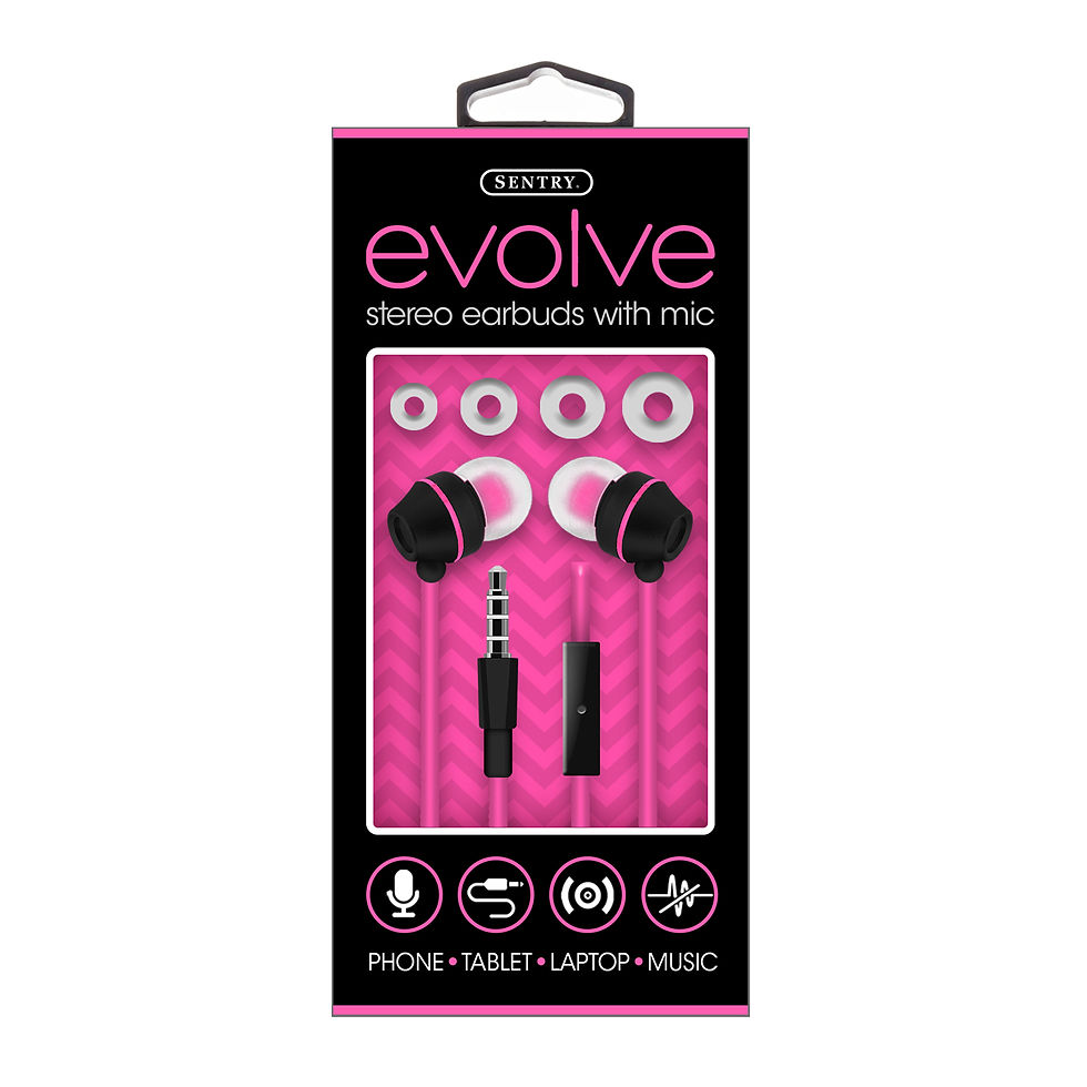 Thumbnail: Evolve Earbuds With Mic BLK(HPSHM160)