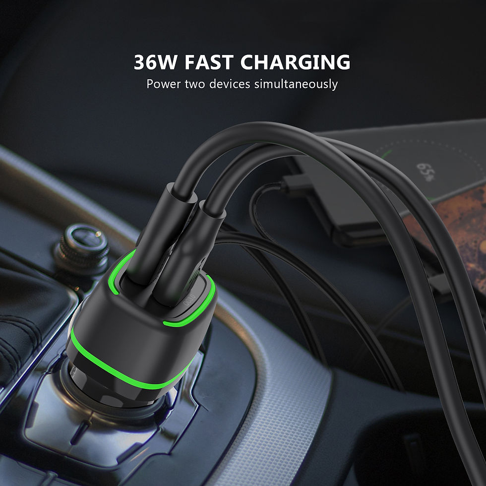 Thumbnail: 36W FAST CAR CHARGER 18W PD+18W QC(6/36)