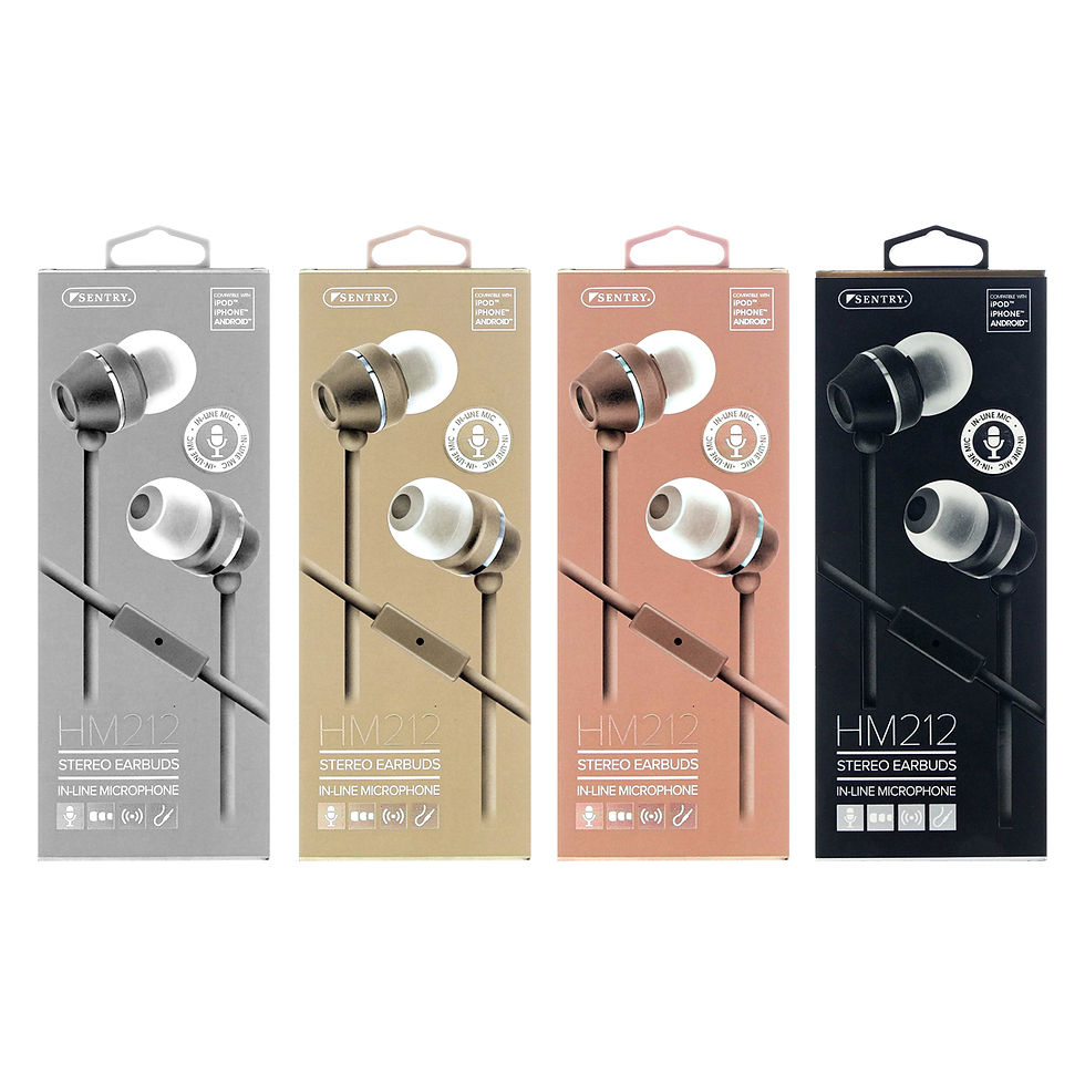 Thumbnail: EarBuds w/ mic assorted(HPSHM212)