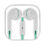 Thumbnail: TWIST EARBUDS WITH MIC WHITE(HPSHM175)