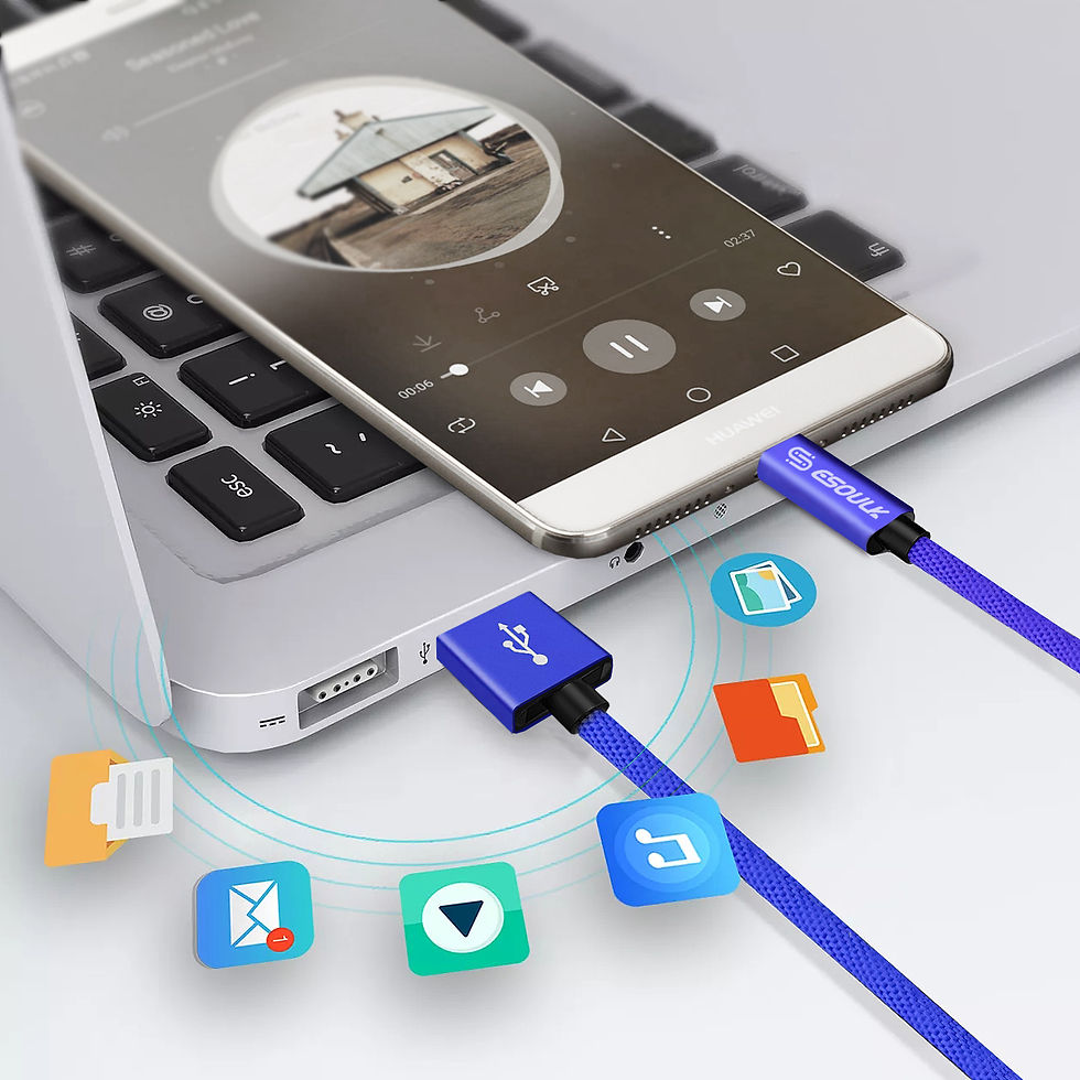 Thumbnail: Esoulk 3FT Braided Cable For V9 (12/144)