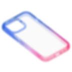 Thumbnail: Crystal color skin feel case for iP14 Max-Blue Purple Red