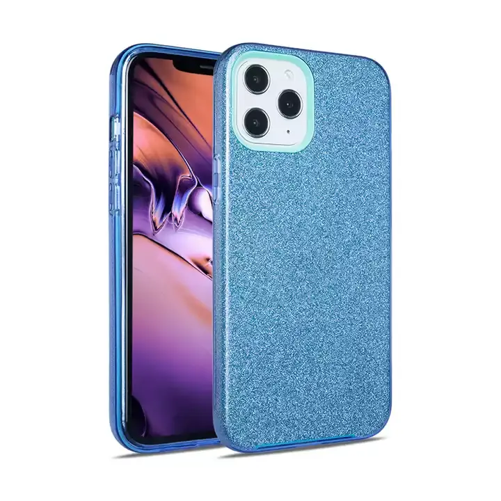TPU Blue 3-in-1 Glitter for Apple iPhone 14 Pro Max (6.7)