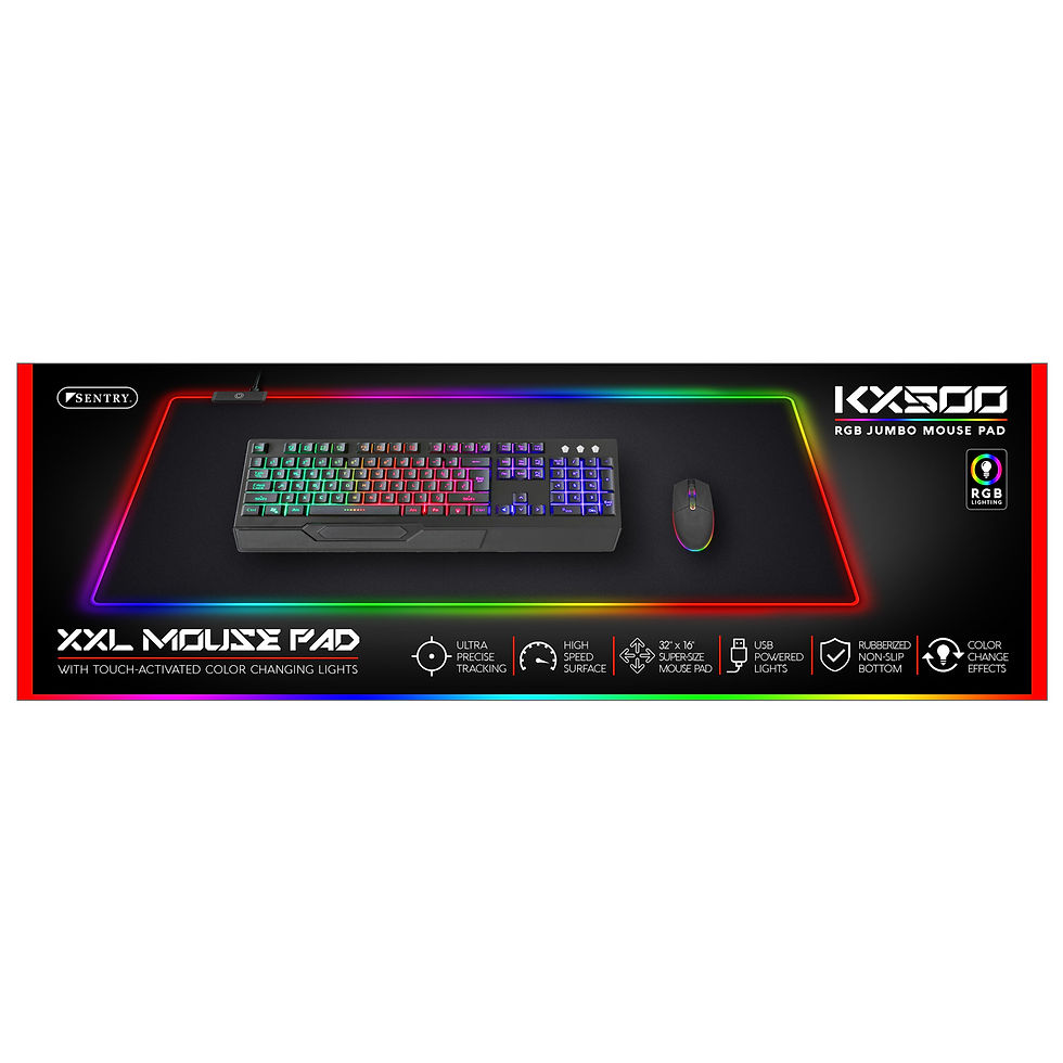 Thumbnail: GAMING XXL MOUSE PAD WITH RGB LIGHTS(HPXKX500)