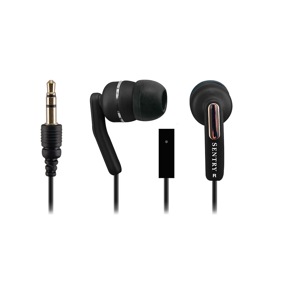Thumbnail: BLACK NEON EAR BUD(HPSHM621)