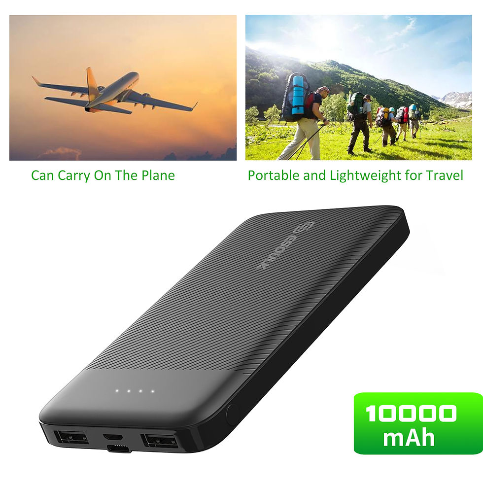 Thumbnail: Esoulk Dual USB Power Bank 10000mAh (6/36)