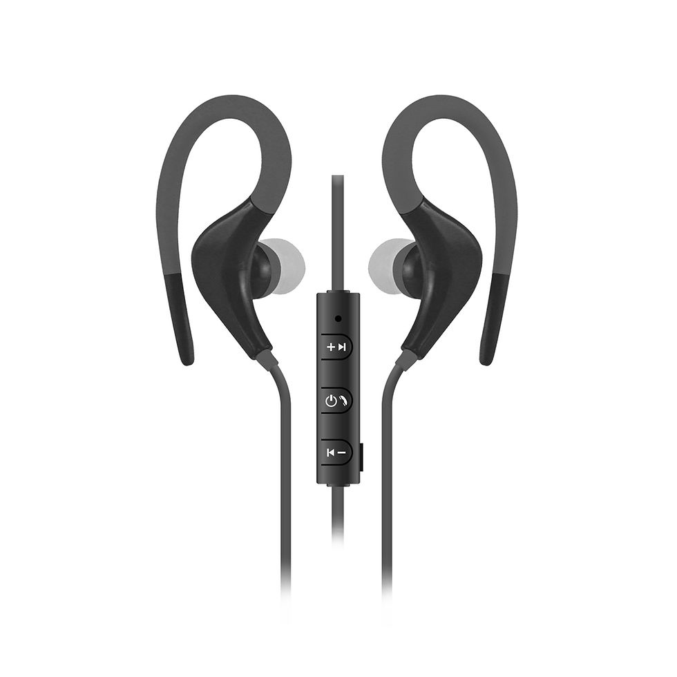 Thumbnail: SENTRY EARBUDS SPORT HOOK BT GRY(BLWBT231)