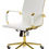 Miniatura: Kit 3 Cadeiras Eames - Dourada Escritório