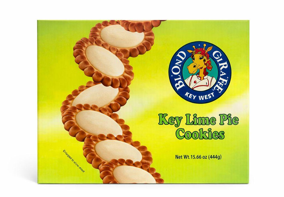 Key Lime Pie Cookies from Blond Giraffe Key Lime Pie Factory® special cookies from Florida Keys.