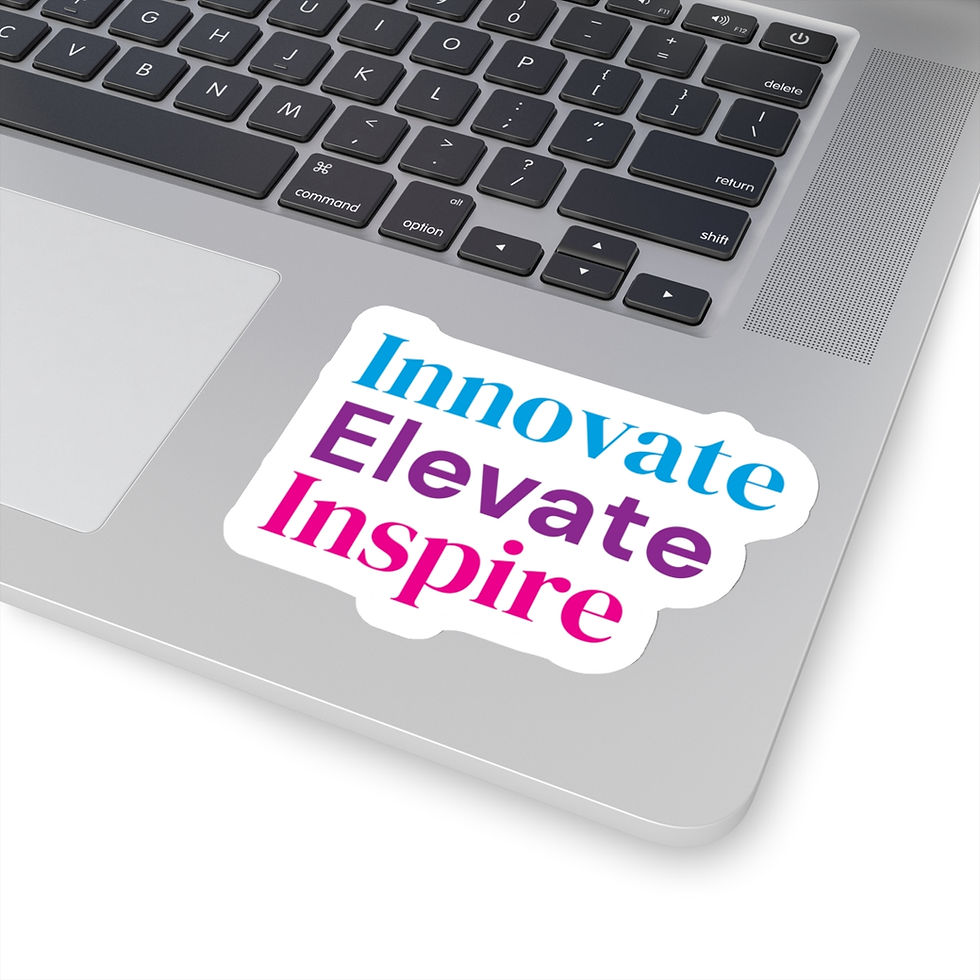 Thumbnail: Innovate, Elevate, Inspire Sticker, Inspiring Stickers, Motivational Stickers