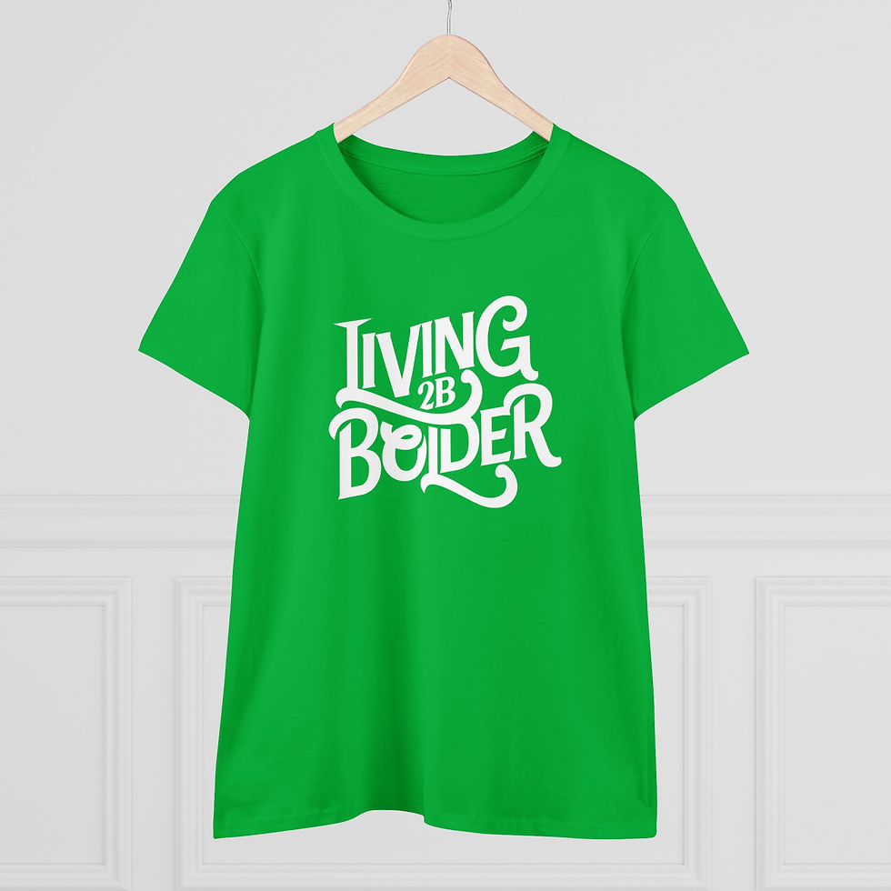 Thumbnail: Women's Tshirt "Living 2B Bolder" 