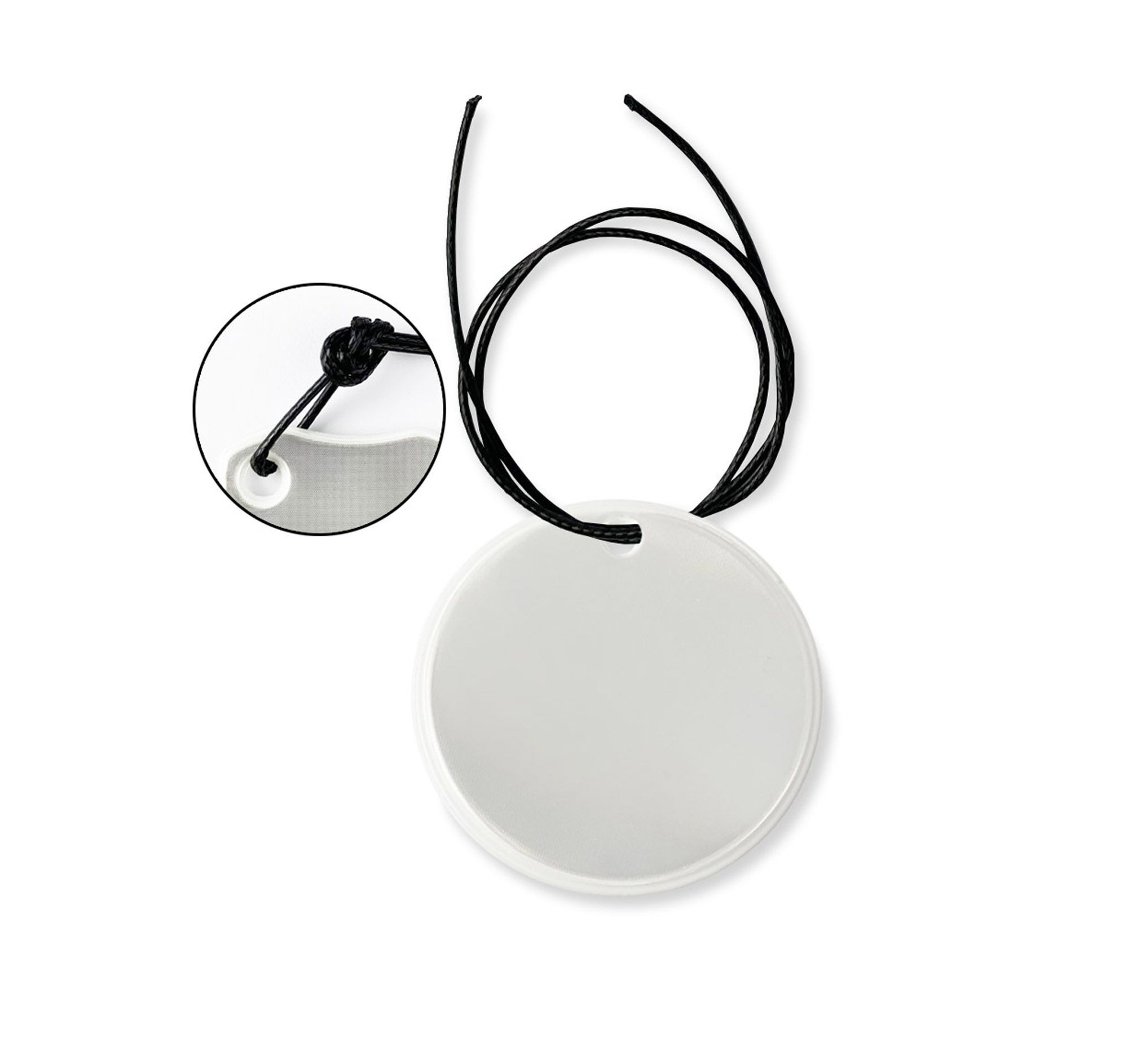 atsvaitinis pakabukas su logotipu