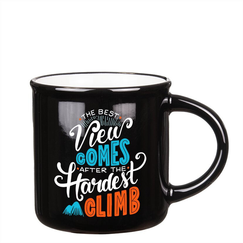 keramikinis puodelis su logotipu