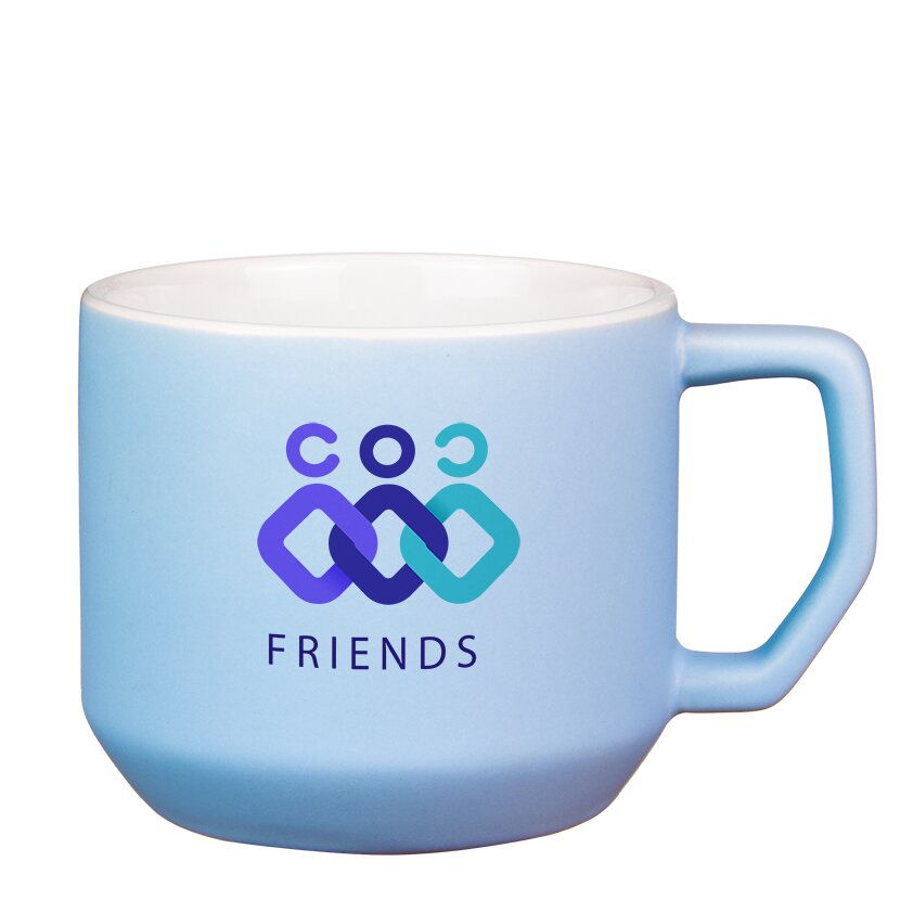 keramikinis puodelis su logotipu