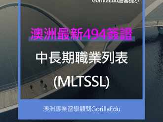 最新494簽證中長期職業列表(MLTSSL)