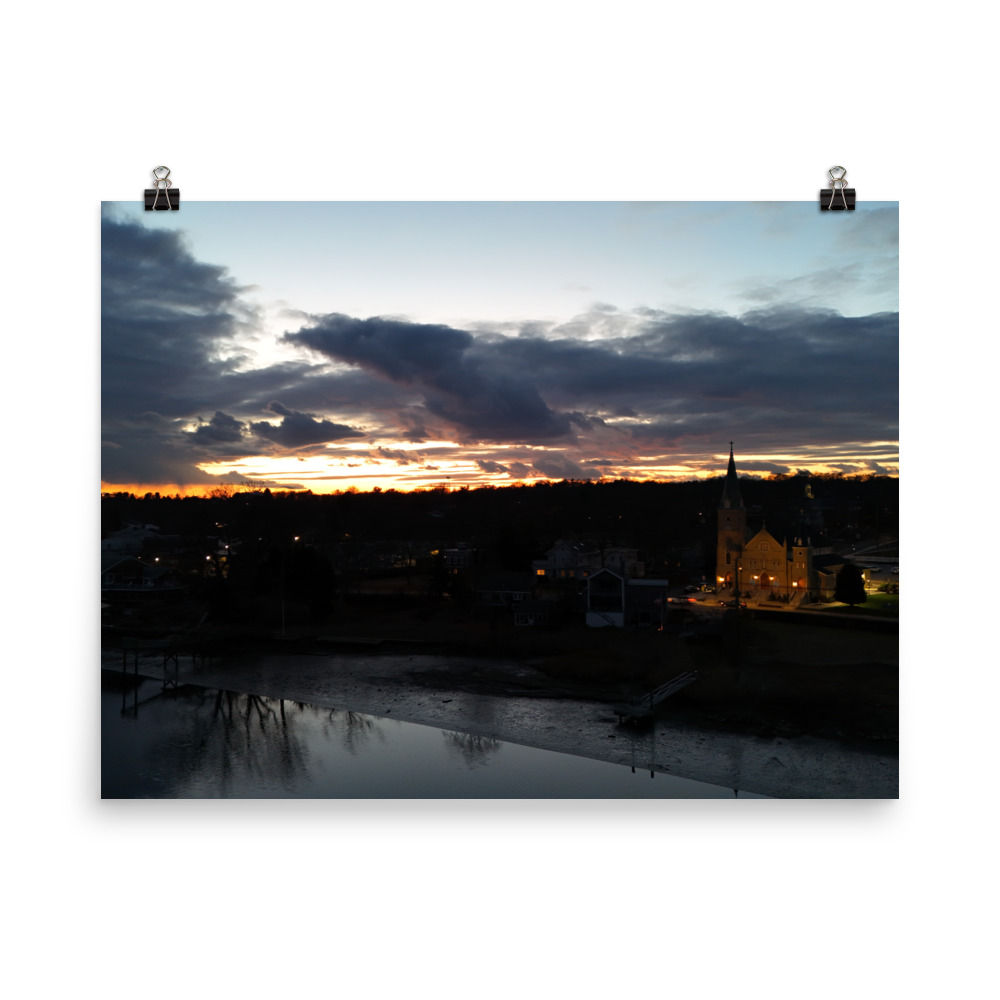 Sunset Over Assumption (Printed)