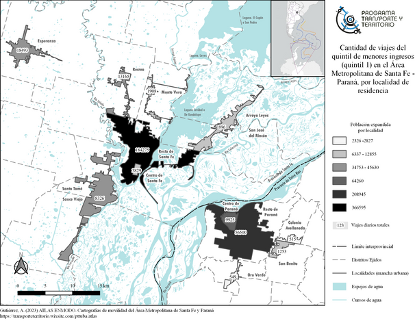 Cartografías de Movilidad: Área Metropolitana de Santa Fe-Paraná