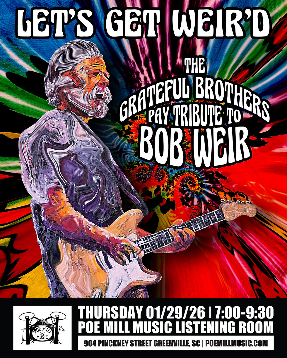 LET’S GET WEIR’D: The Grateful Brothers Pay Tribute to Bob Weir