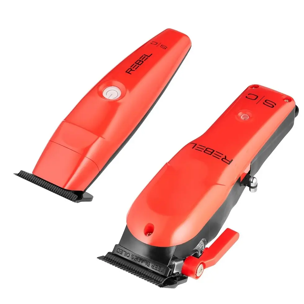 Thumbnail: REBEL COMBO SET - PROFESSIONAL CORDLESS HAIR CLIPPER/HAIR TRIMMER SET 