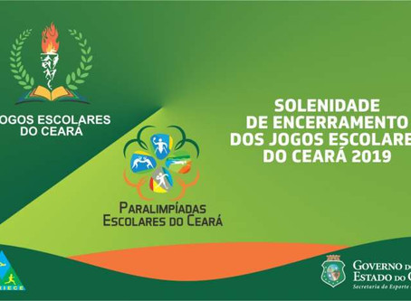 Cerimônia de encerramento dos Jogos Escolares do Ceará será na sexta-feira (11)