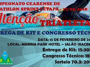 CAMPEONATO CEARENSE DE SPRINT TRIATHLON - I Etapa.