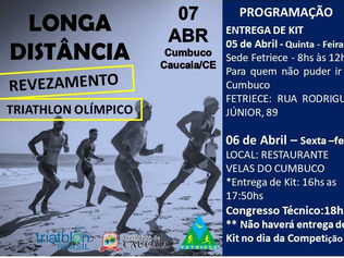 FALTAM 6 DIAS PARA O GRANDE DESAFIO - LONGA DISTANCIA, REVEZAMENTO E TRIATHLON OLÍMPICO - DIA 07 DE
