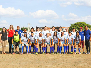 Abertura do Campeonato Intermunicipal de Futebol no naipe feminino em Madalena