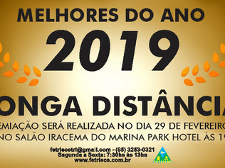 MELHORES DO ANO DE 2019 - LONGA DISTÂNCIA