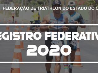 REGISTRO FEDERATIVO 2020 E CALENDÁRIO DE EVENTOS 2020