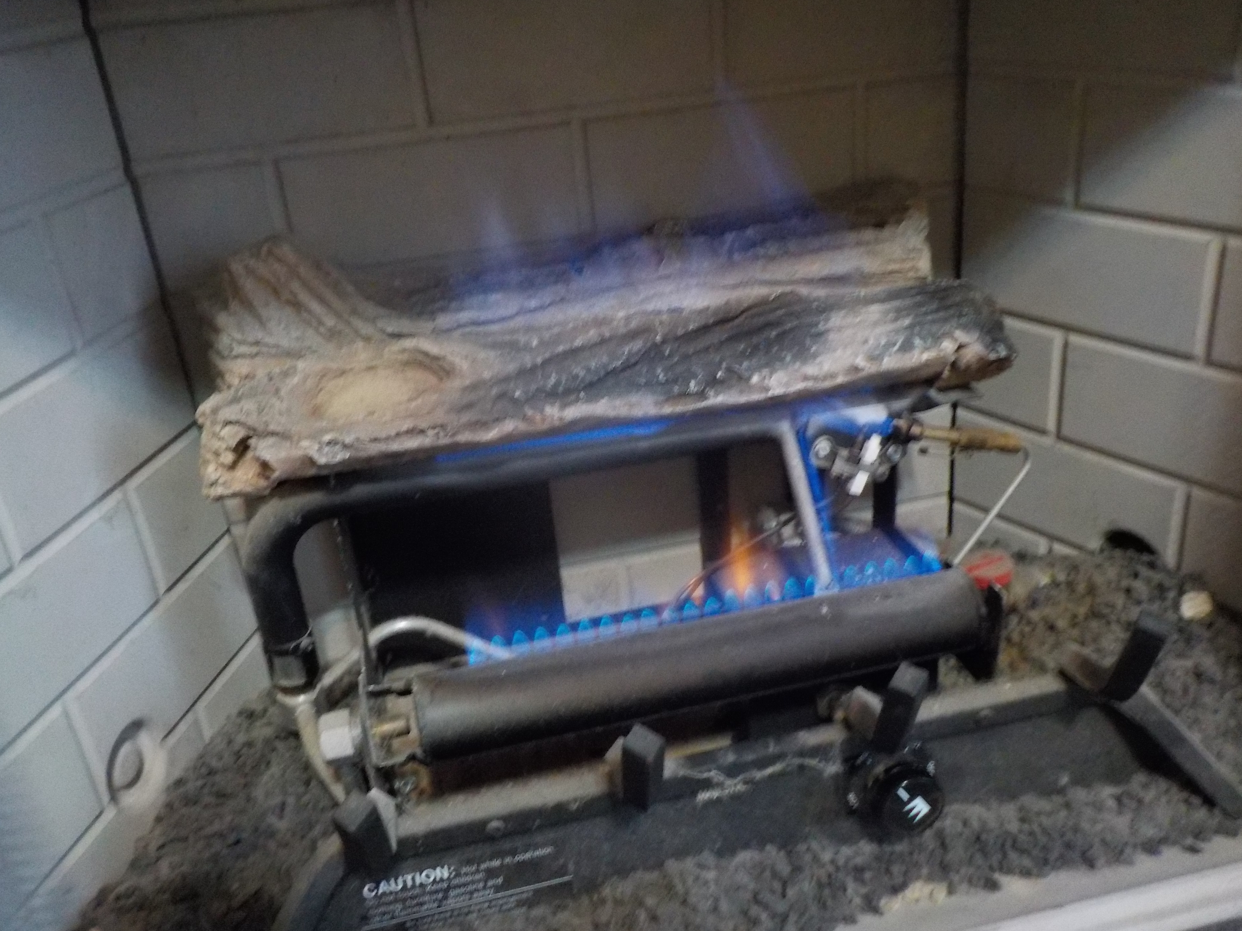 Gas logs - Alabaster