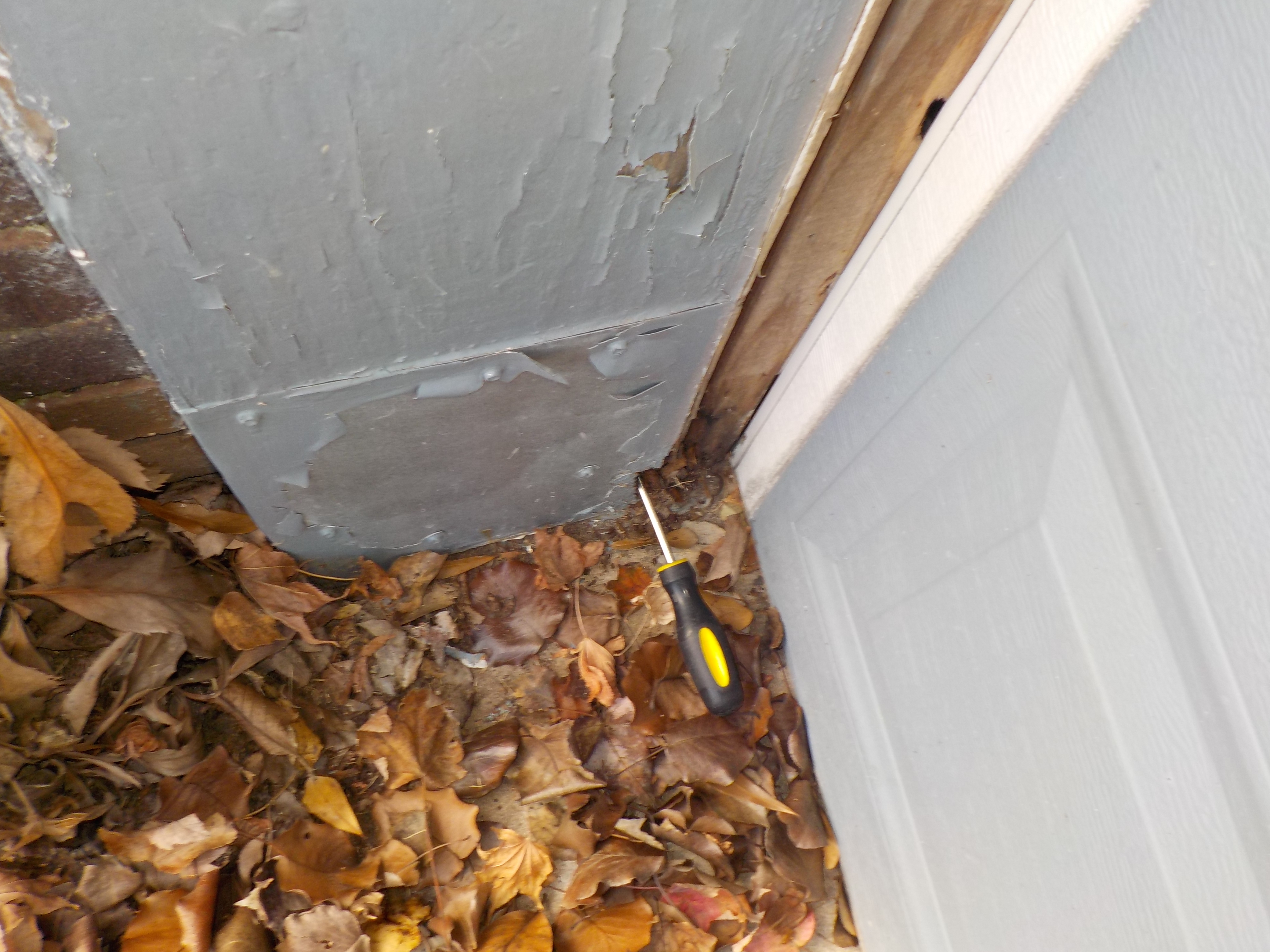Garage door frame