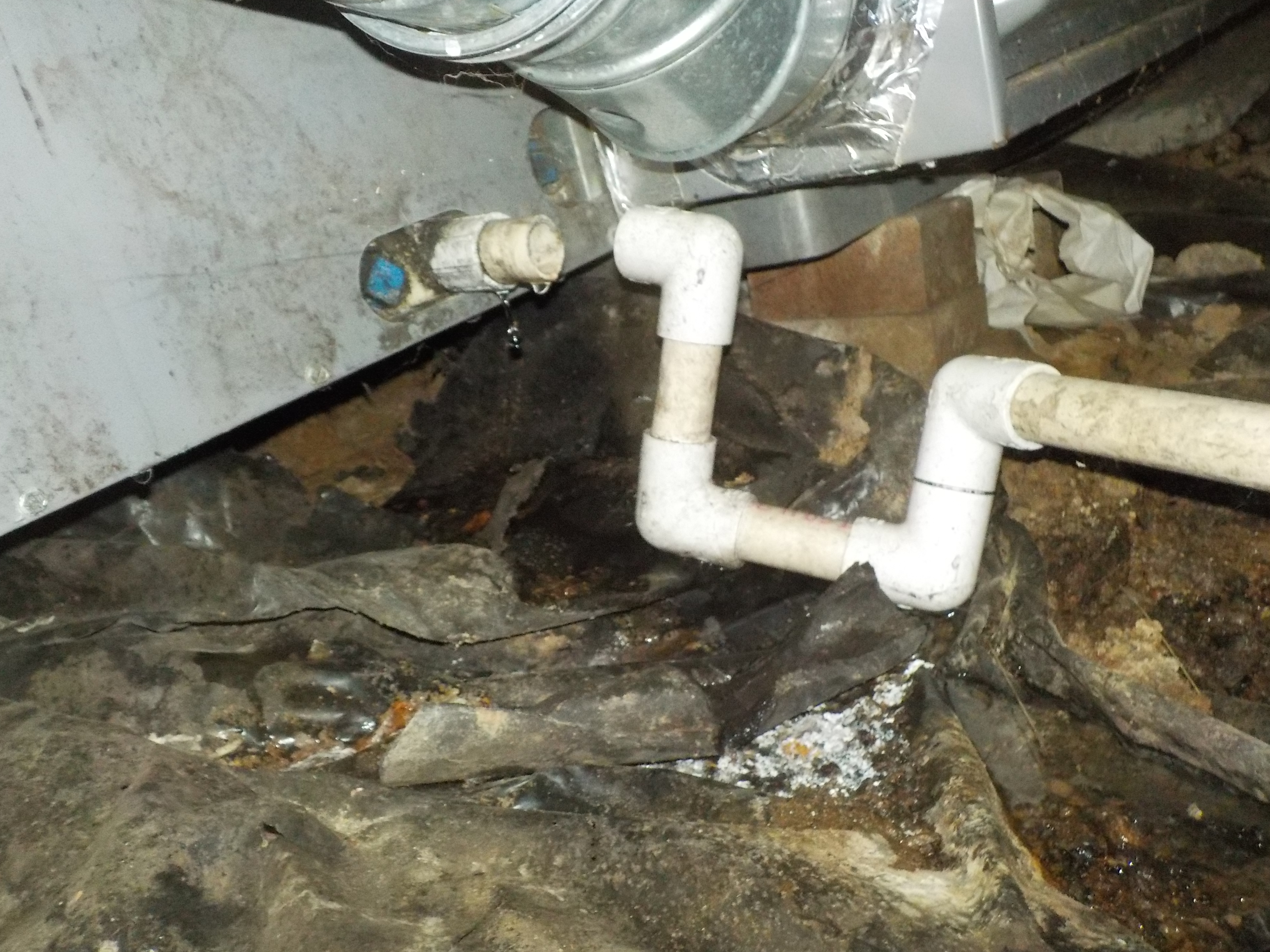 Condensation leak
