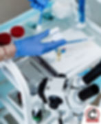 Muestra de citología en base Muestra de citologia en base liquida teñida con Papanicolaou teñida con Papanicolaou