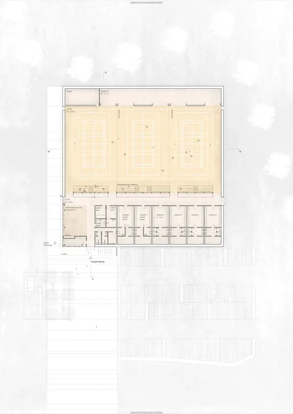 Sporthalle Sendenhorst Grundriss